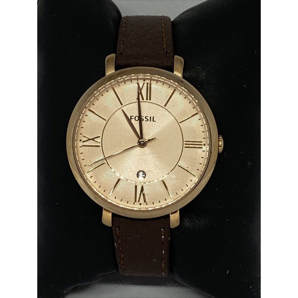 Fossil Jacqueline ES3707 Women's Brown Leather Ana